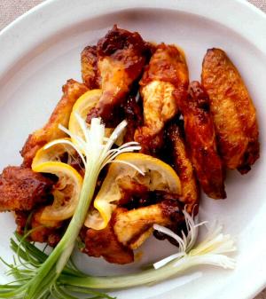 Buffalow Wings on a plate